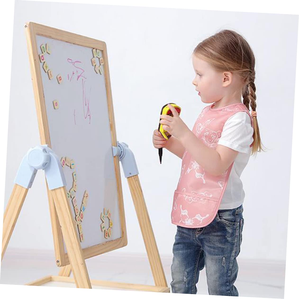 ibasenice isst Lätzchen bibs babylätzen -Schlabberlatz wasserdichte Schürze Kinder malen Schürze Lätzchen zum Füttern von Babys zum Füttern von Babys Polyester