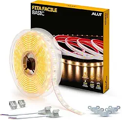 Fita Led Facile Basic 5 Metros 7w 9mm Branco Quente 2700k, Branco Neutro 4000k ou Branco Frio 6500k 60 leds a prova d'água Alut By Avant (Branco Quente 2700k, 220v)