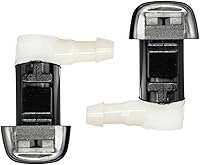 Vista 5 de Kit de 2 boquillas para limpiaparabrisas compatible con 2013-2016 Dart # 68081370AB