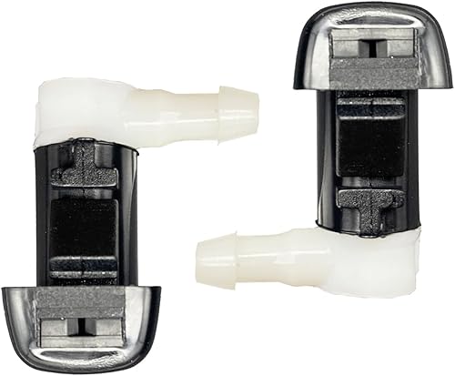 Miniatura 5 de Kit de 2 boquillas para limpiaparabrisas compatible con 2013-2016 Dart # 68081370AB