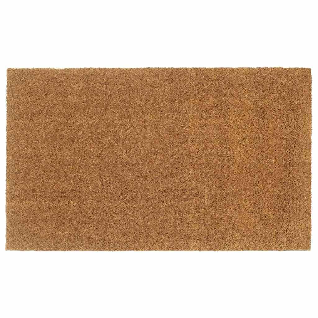 Felpudo de fibra de coco, 90 x 150 cm, color natural
