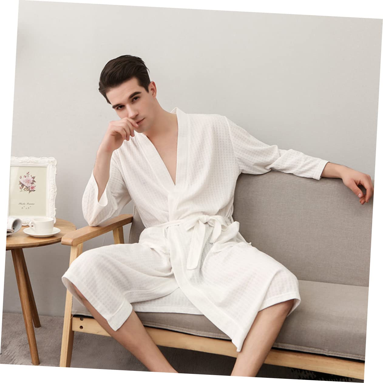 GALPADA 1 Pezzo Camicia da Notte Accappatoio Utile Accappatoio Indumenti da Notte Poliestere Abbigliamento per La Casa Camicia da Notte Resistente all'Usura