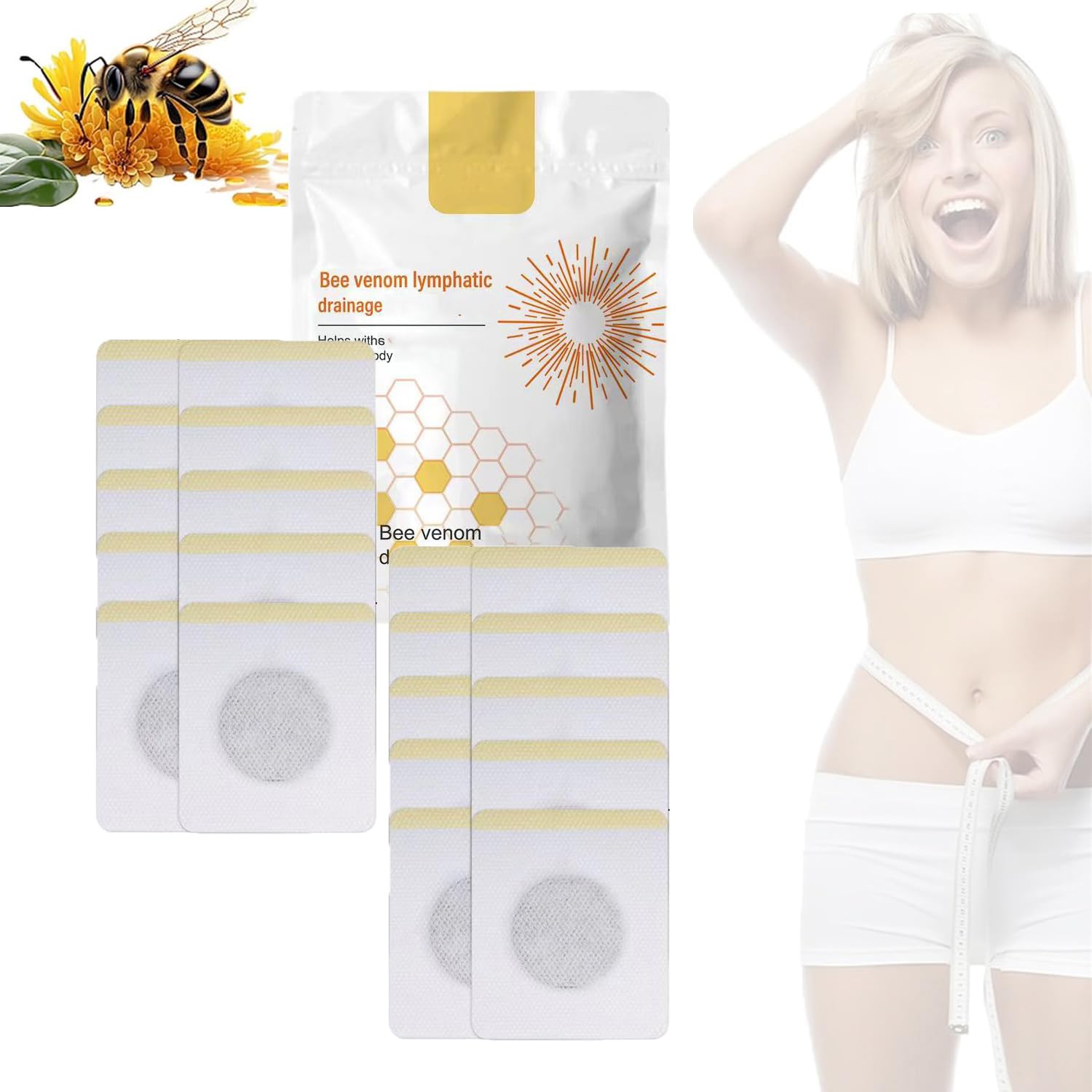 20 pcs Bee Venom Patch, Bee Venom Patchs