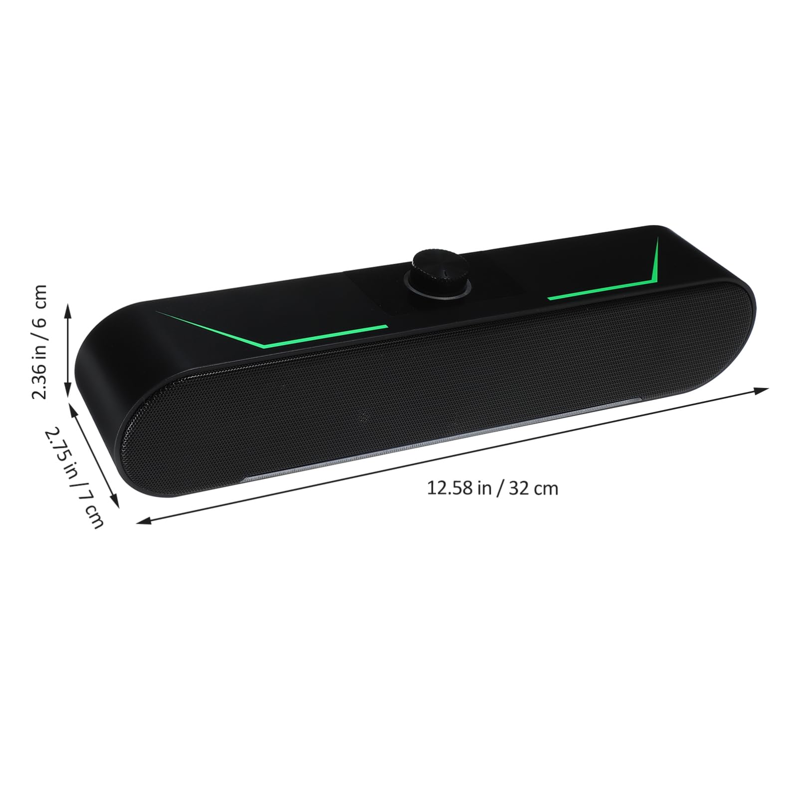 Housoutil Soundbar Stereo Altoparlanti Per Computer Cablati Altoparlanti Per PC Da Gioco Neri Soundbar Per Tablet