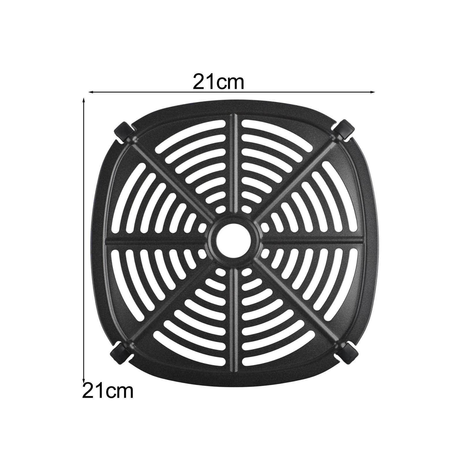 Genérico Bandeja de Parrilla de Repuesto for Horno freidora de Aire | Reemplazo, bandeja for hornear, divisor de cocción, multiuso, apto for horno(B)