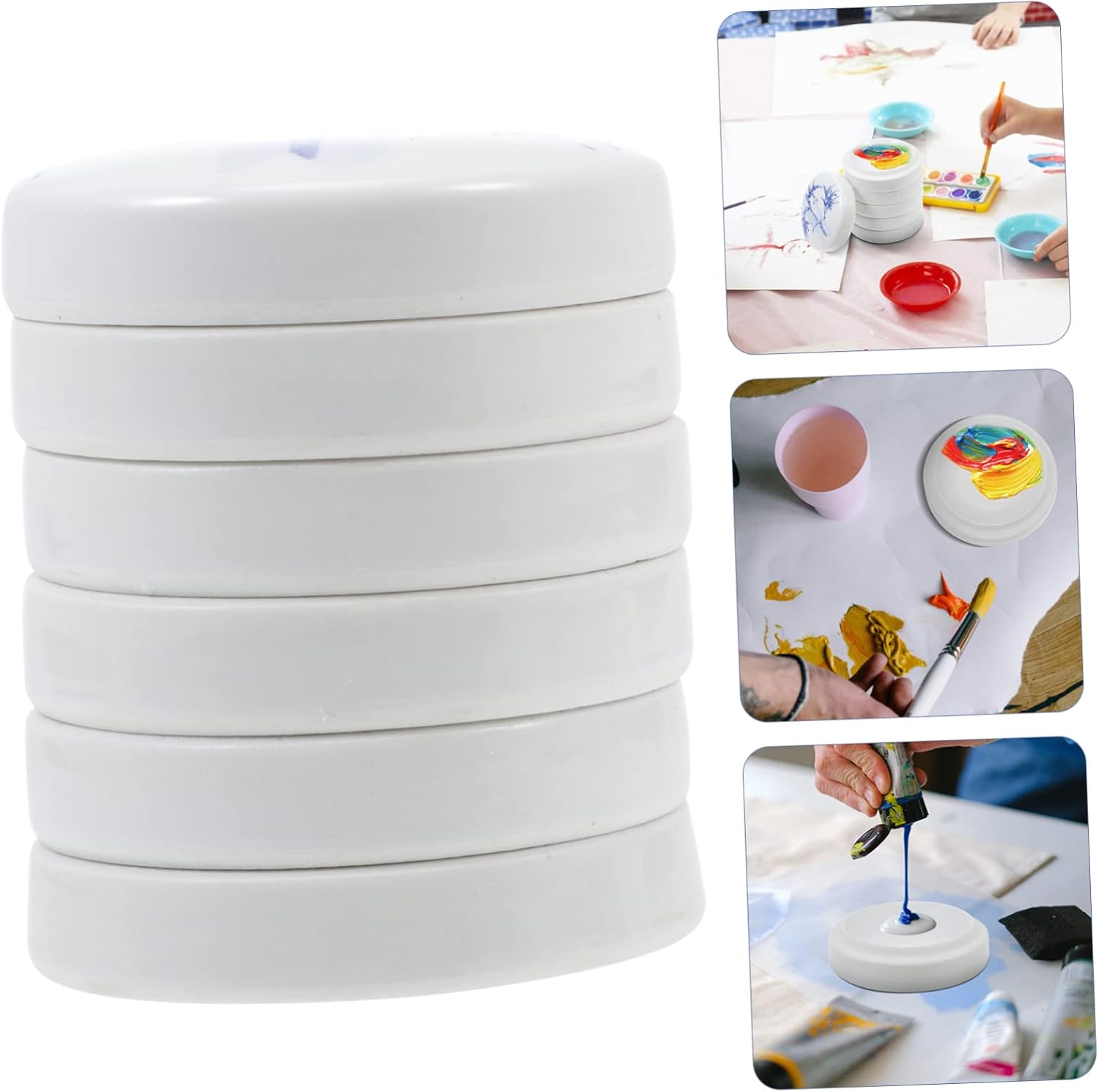 NUOBESTY 1set Color Mixing Trays with Lid Layers Watercolor Palette for Artists Suitable for Gouache and Calligraphy for Painting and Crafts