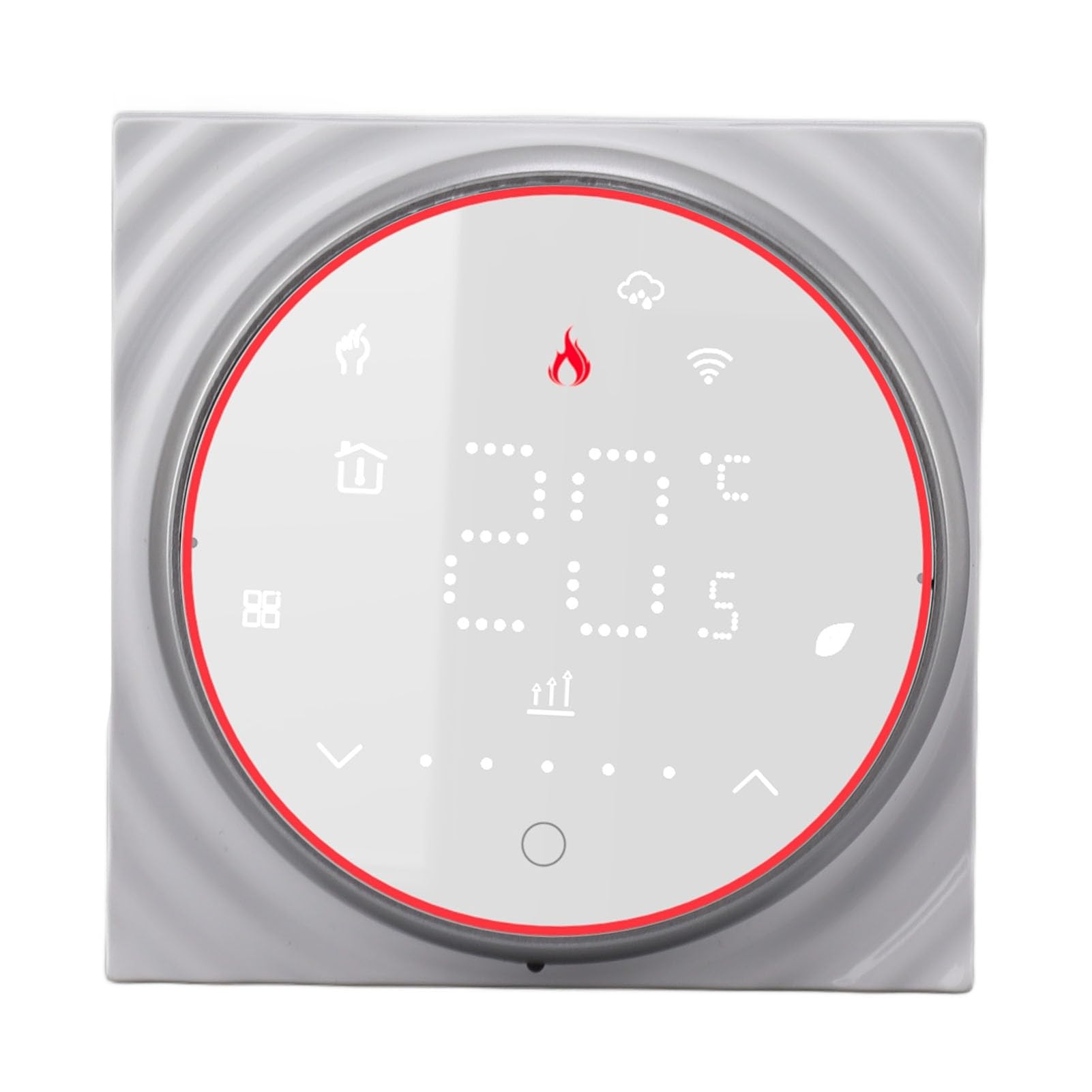 Termostato WiFi Inteligente Control de Voz de Alta Precisión Programable para Calefacción del Hogar CA 95V a 240V (Blanco)