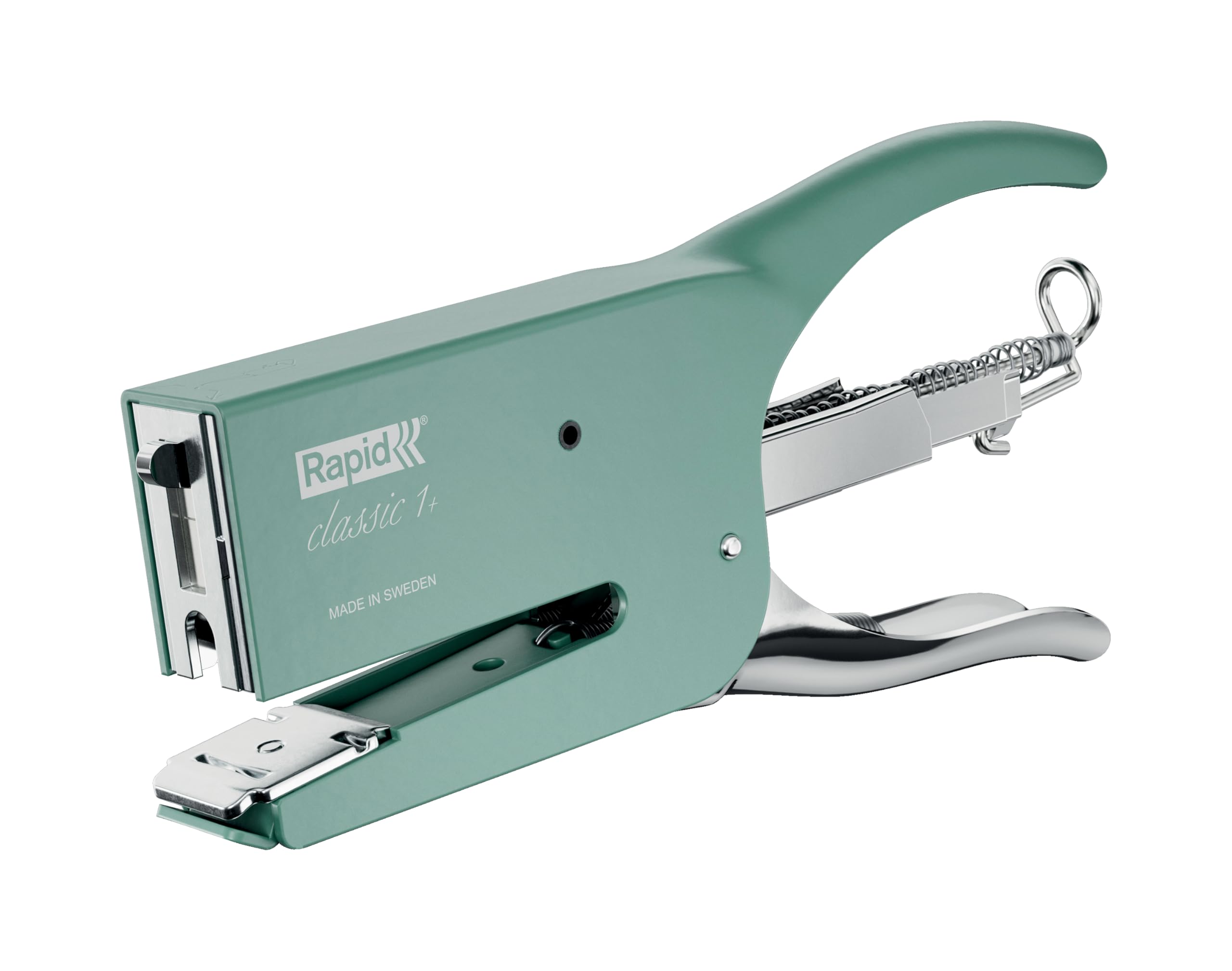 Rapid Classic K1+ Stapling Plier – 50 Sheet Capacity, Compatible with 26/6 & 26/8+ Staples, Adjustable Anvil & Back-Loading Mechanism, ClimatePartner Certified – Office, Home, DIY, Retail (Green)