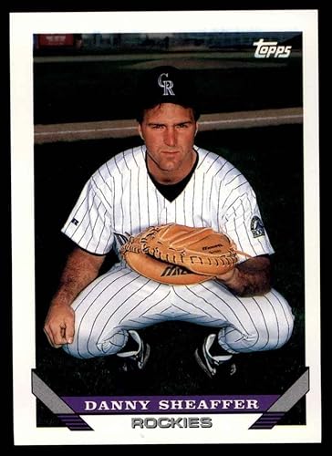 1993 Topps # 39 T Danny Sheaffer Colorado Rockies (Baseball Card) NMMT Rockies