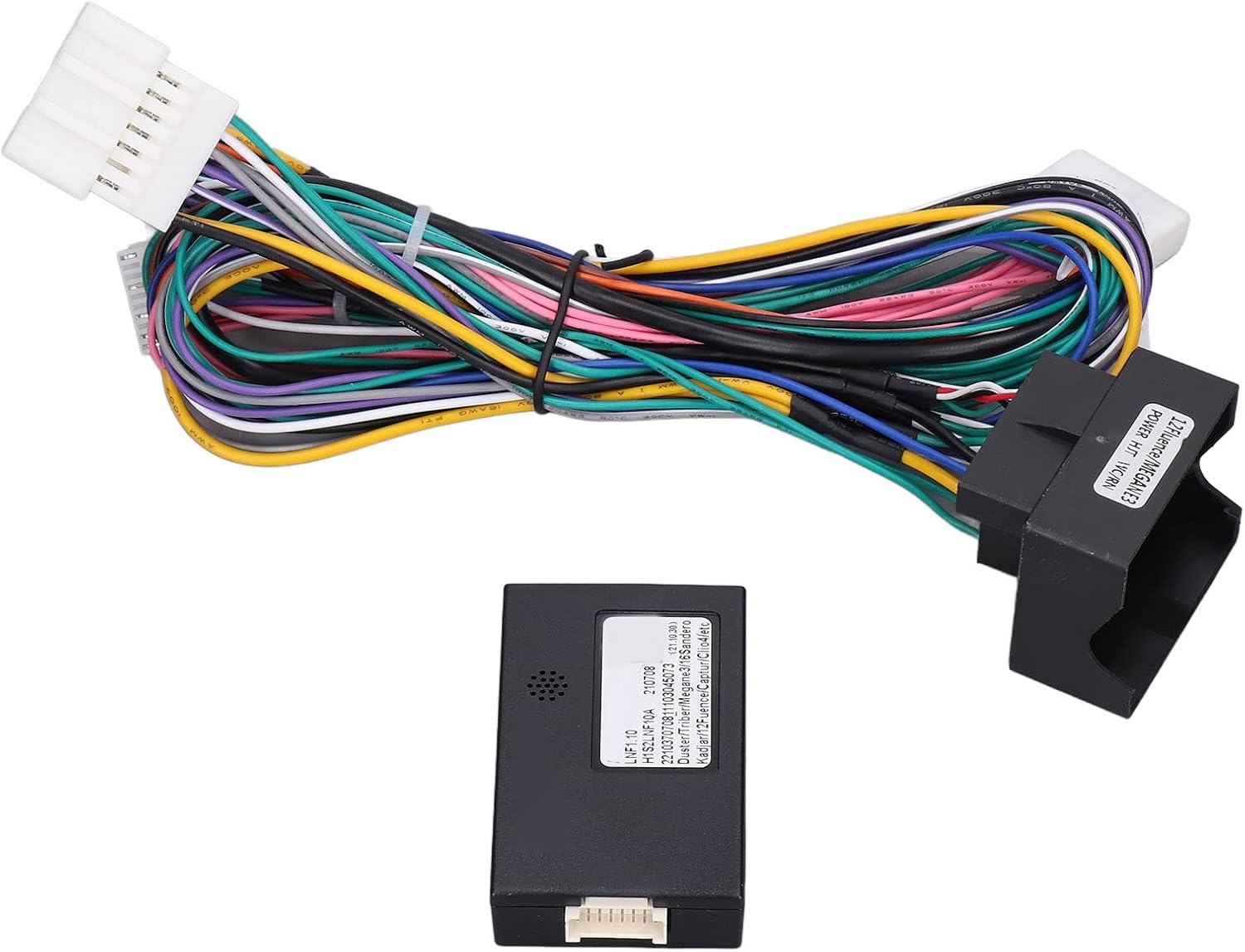 CDプレーヤーワイヤーハーネス 自動車用Fluence20102016用の高精度軽量安定ABSカーステレオワイヤーハーネスの交換 上等な