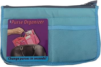 Purse Organizer - Petite - Blue