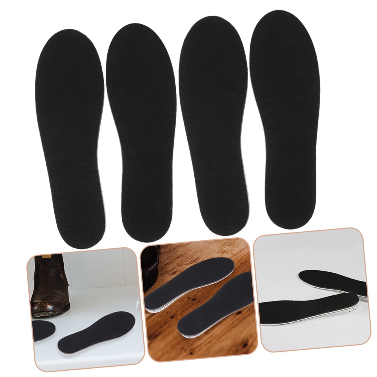 FRCOLOR 6 Paar Unsichtbare Innen Booster Pad Gel Einlegesohlen Booster Einlegesohlen Herren Unsichtbare Höhenschuhe Für Herren Erhöhtes Polster Fersenkissen Schuhe