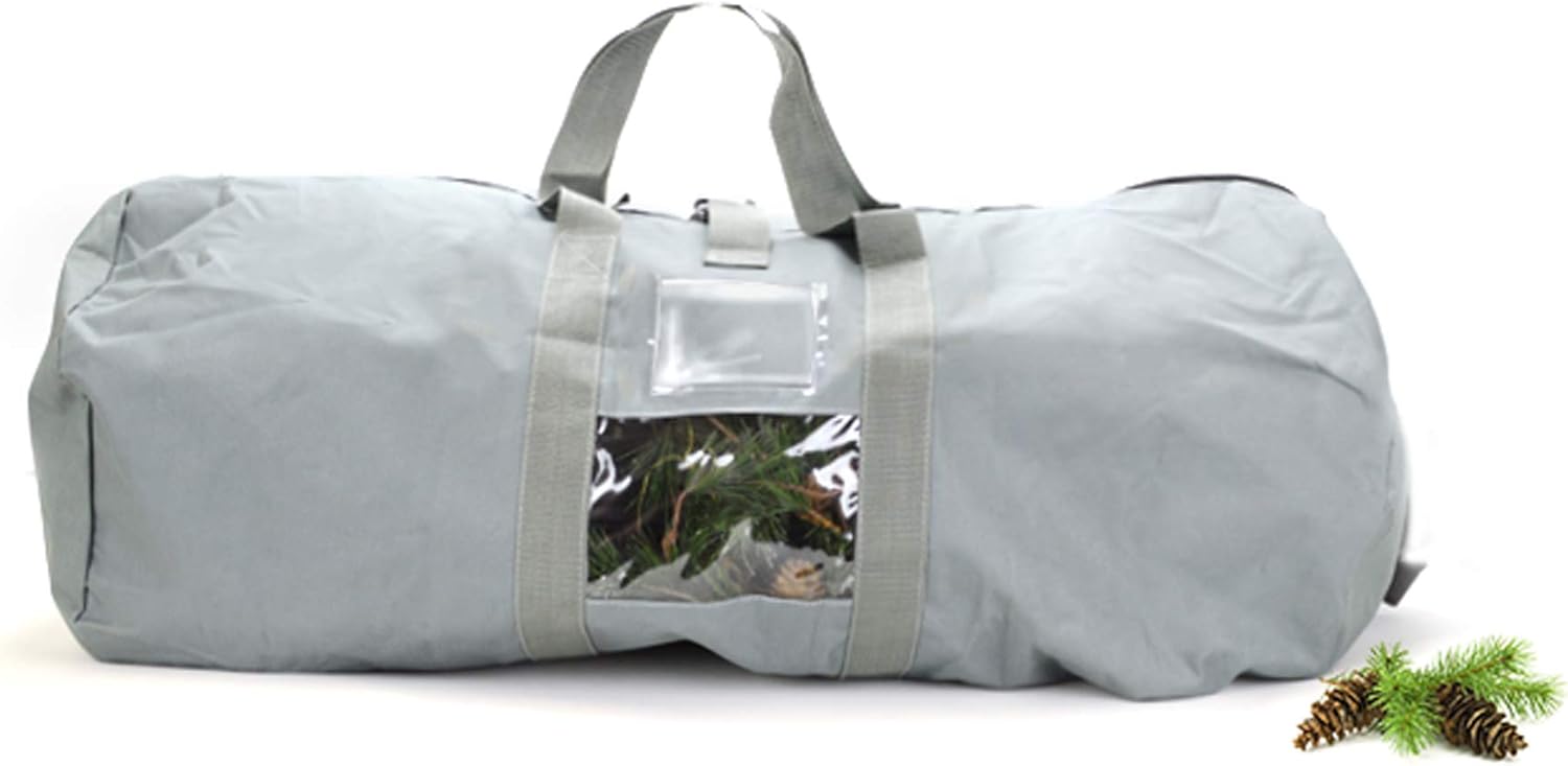 Free Shipping 🛒 MARTHA STEWART Christmas Tree Storage Bag Set, 6.5 to 7.5 Foot, Grey