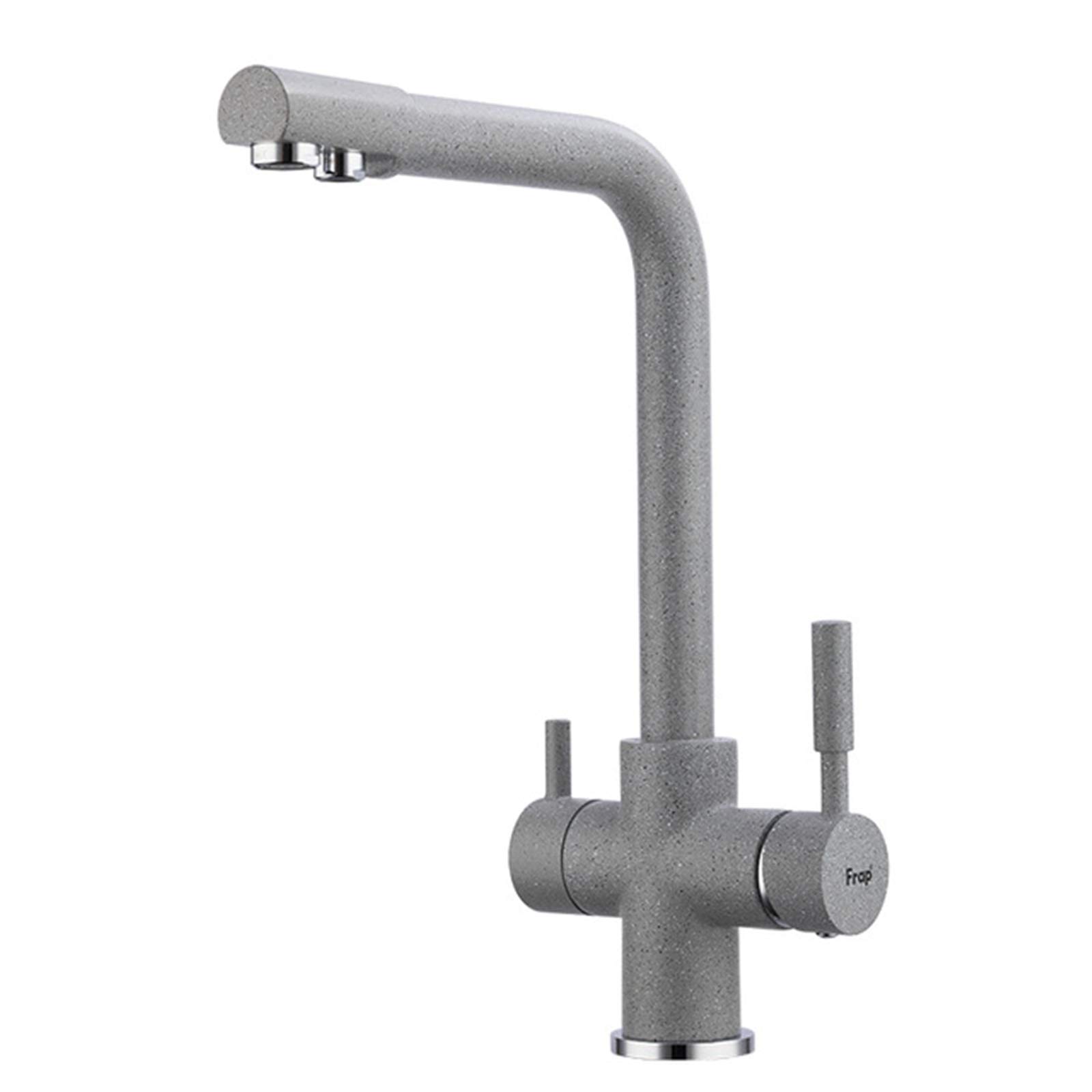 Purification de l'eau avec ce robinet d'évier de cuisine vert design