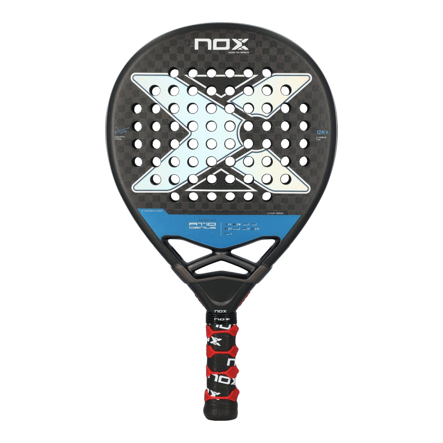 Raquete de Padel NOX AT Genius 12K 2024 - By Agustin Tapia Luxury