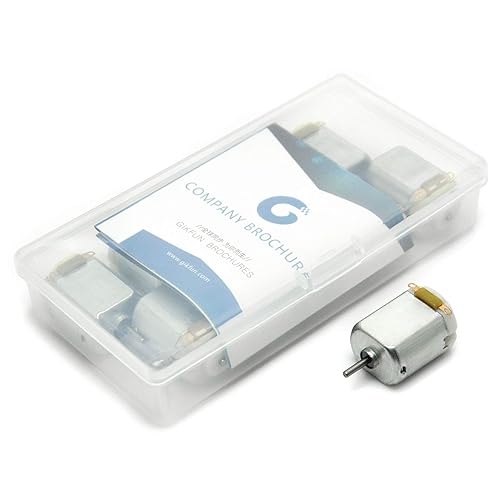 Gikfun Paquete de 10 DC 3V - 6V 130 Mini motor eléctrico 15000 RPM para experimentos científicos Arduino DIY EK1291x10