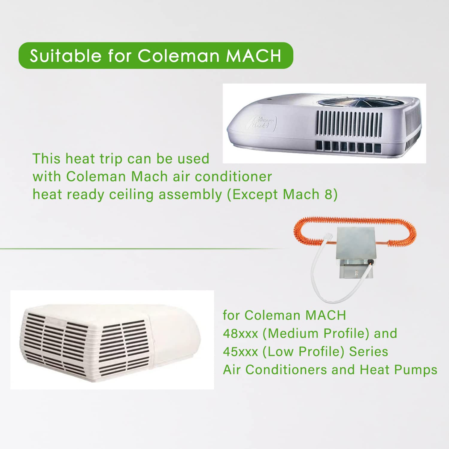 Zymurgoes Replacement for Coleman Electric Heat Kit 92334551 RV Heat