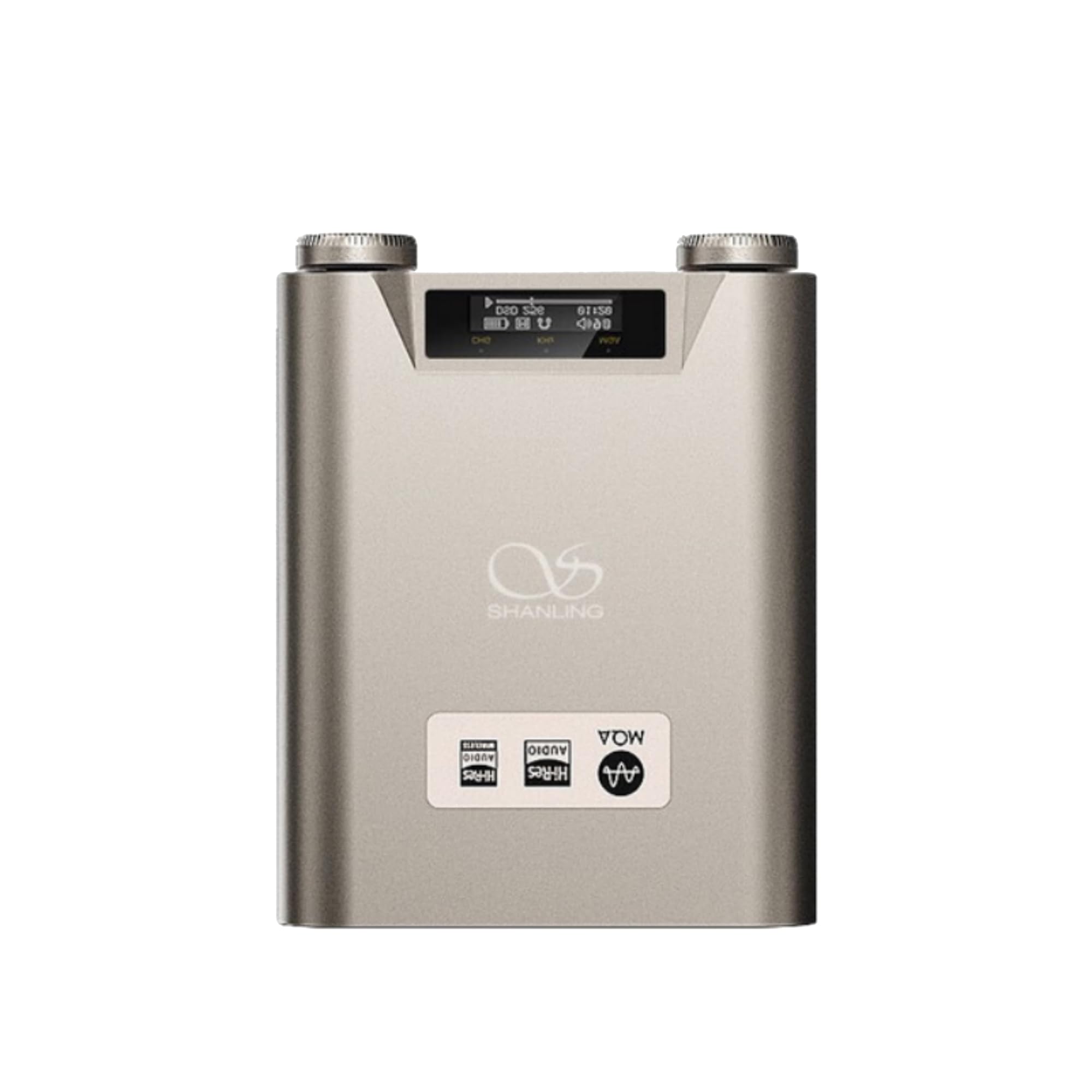 SHANLING H5 チタニウム DAC/AMP レザーケース付き Shanling H5 Hi-Res Decoder Portable DAC/Amplifier (Titanium