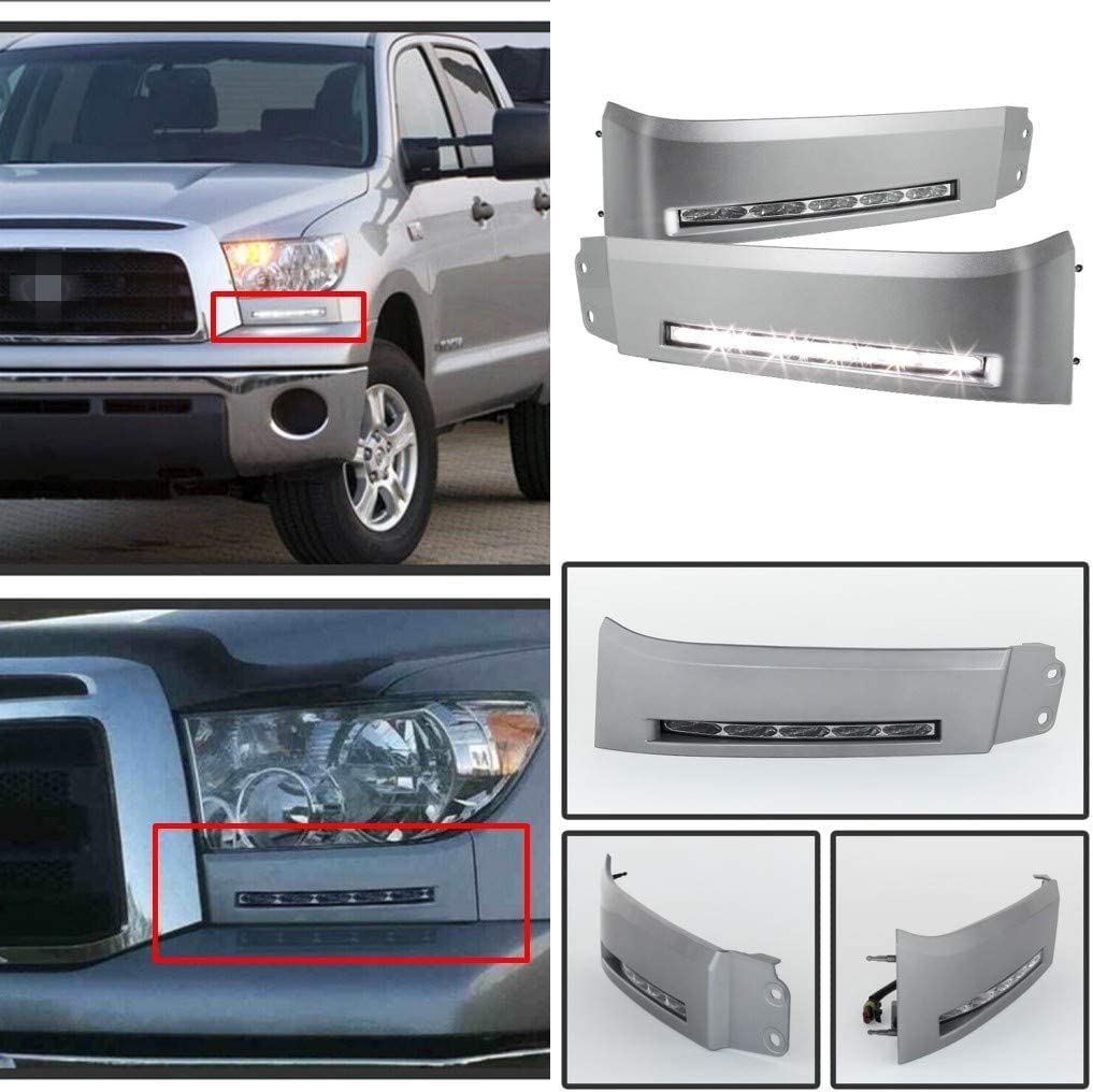 Auto-Tech 1 Pair Car LED Daytime Running Lights DRL Replacement For Toyota Tundra 2007-2013