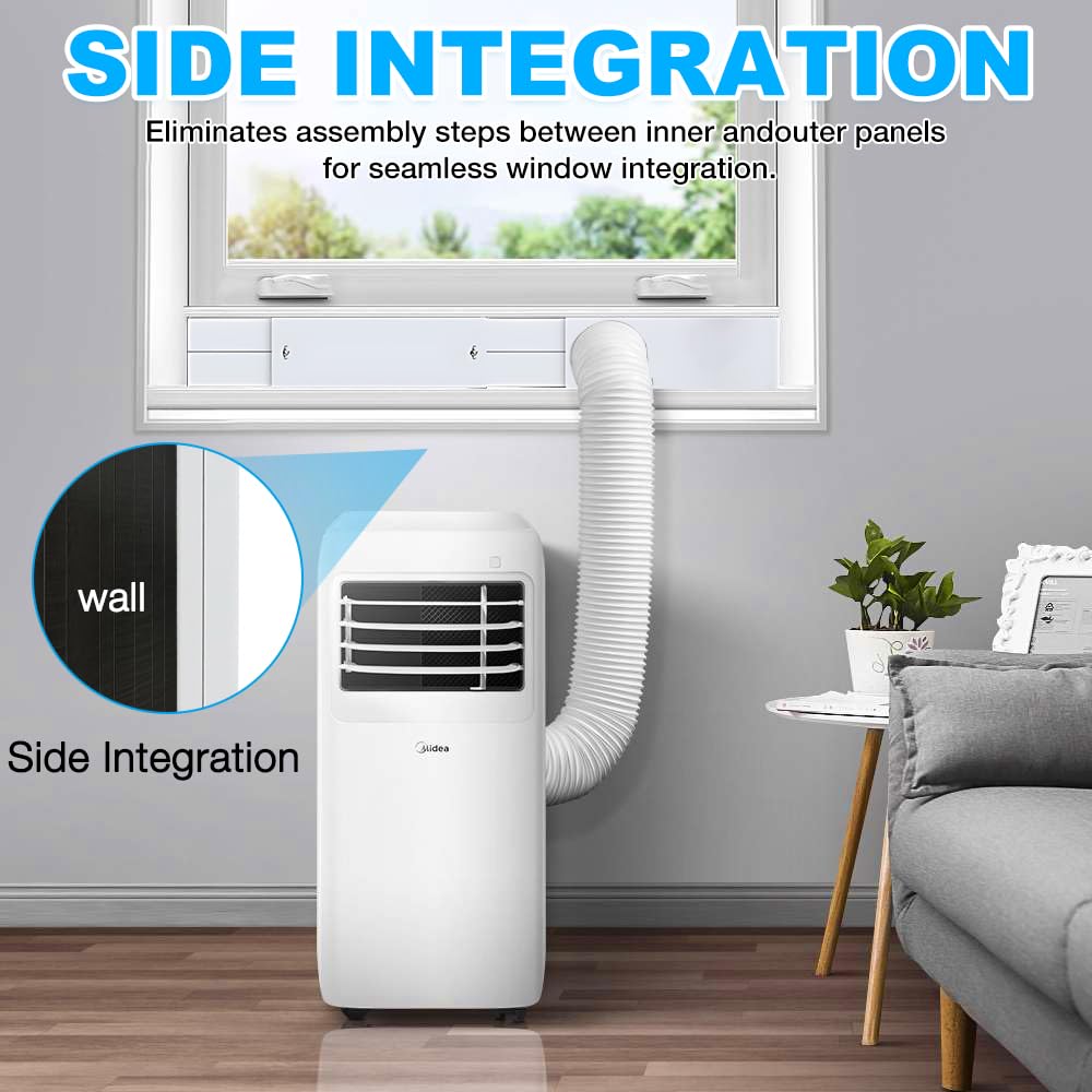 Kit di Sfiato per Finestra del Condizionatore, 4 Pezzi Guarnizione Finestra Condizionatore Kit, Kit Di Sfiato Portatile, Condizionatore d'Aria Portatile Windows Vent Kit, 13/15 cm