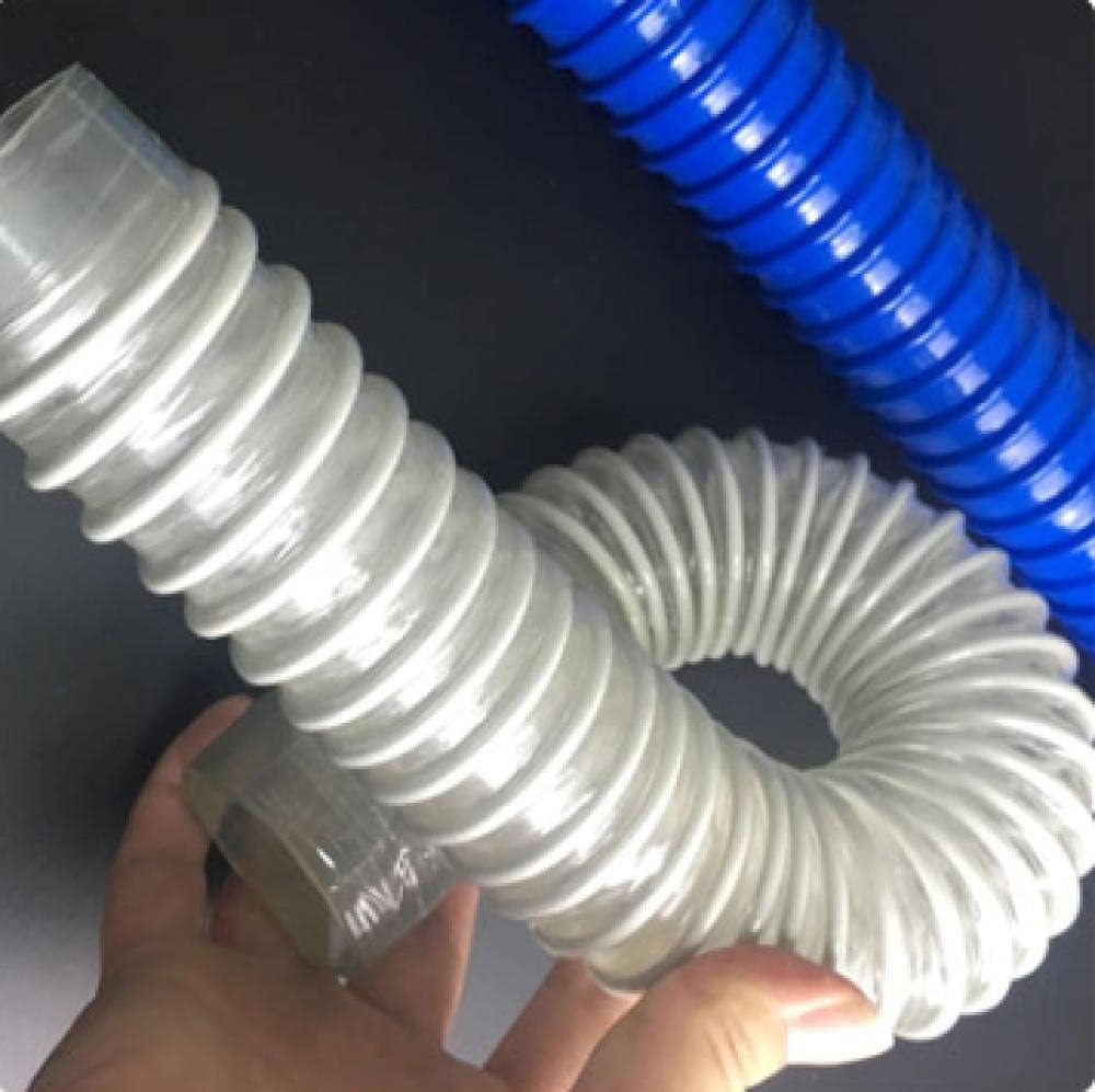 Tubo de vacío industrial, manguera telescópica de goma de PVC, tubo de polvo corrugado para ventilación, 150 mm de diámetro, manguera suave flexible, 1 m de longitud