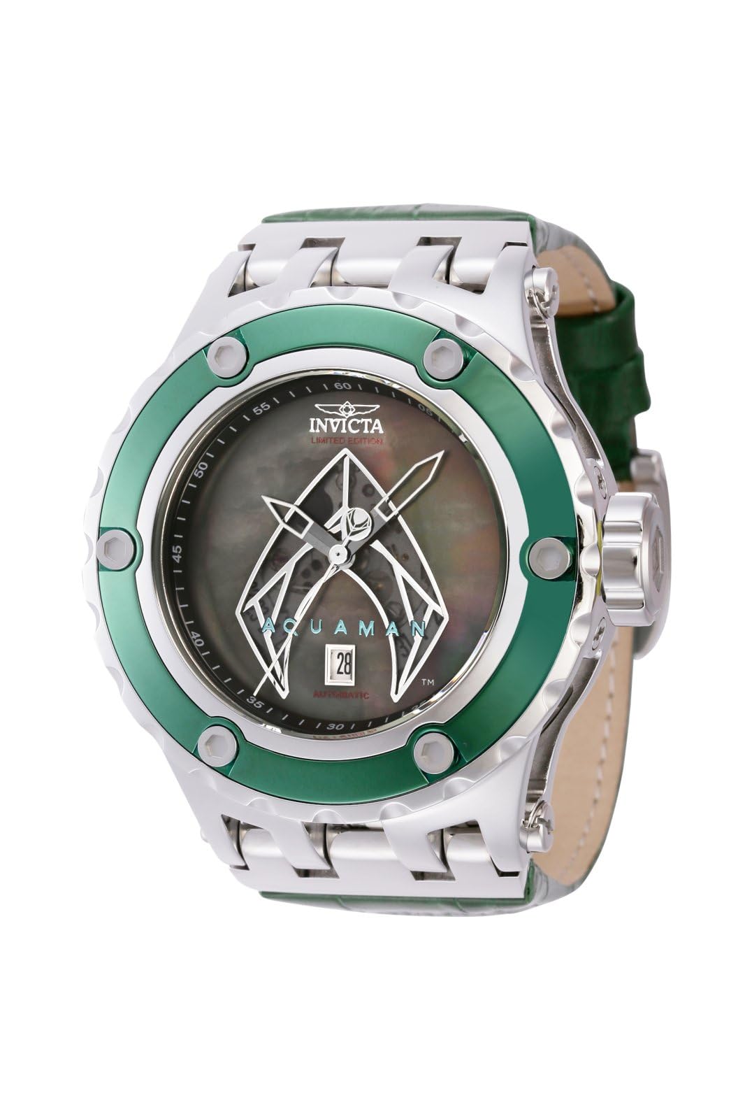 INVICTADC Comics - Aquaman 43912 Reloj para Hombre Automático - 52mm