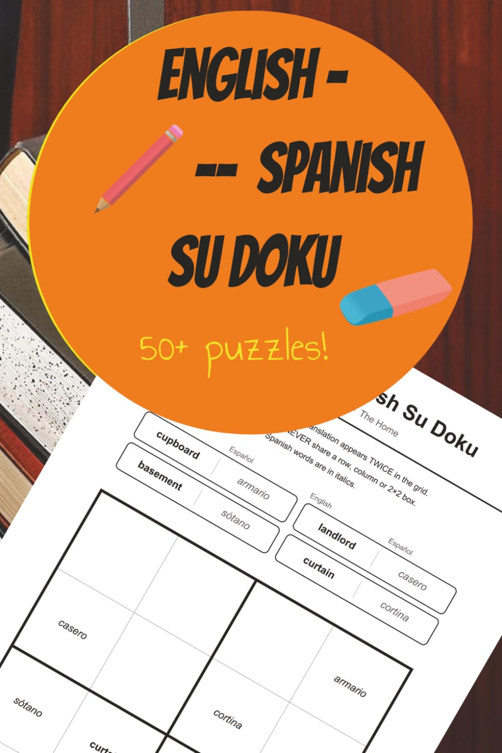 English-Spanish Su Doku (Su Doku For Learning English)