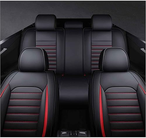 Miniatura 3 de Car Seat Cover Waterproof Full Set Leather, for Dacia Sandero Stepway 5 Places Duster 2000-2023, Leather 5-Seat Car Seat Covers All Weather Front