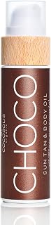 COCOSOLIS CHOCO Organic Tanning Oil - Deep Chocolate Tan Accelerator for Sun, Tanning Beds & Sensitive Skin