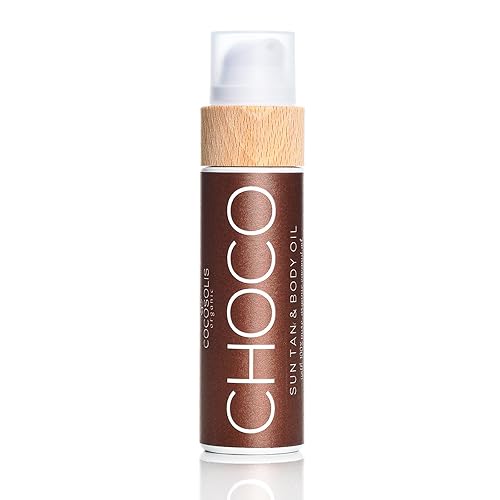 COCOSOLIS CHOCO Bronceador  Loción orgánica para cama solar  Consigue un bronceado chocolate profundo  Acelerador de bronceado para sol y cama solar