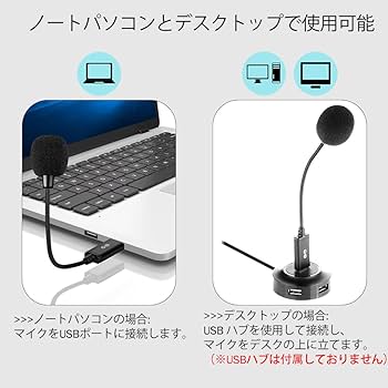 Amazon.co.jp: ミニUSBコンデンサーマイク（PC/Mac対応
