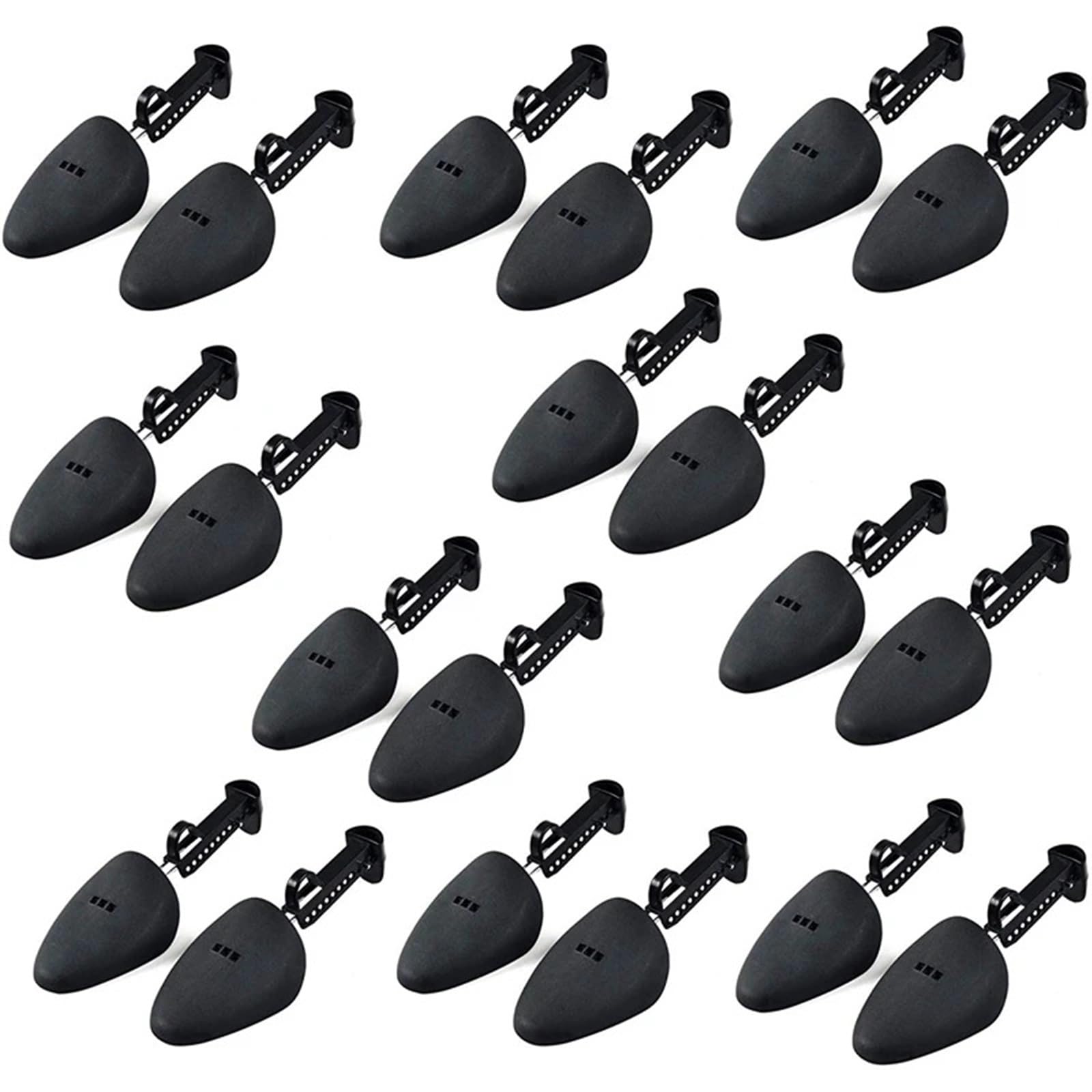 Forma Scarpe Uomo Tendiscarpe in plastica da 10 paia Pratico tendiscarpe for stivali Nero.