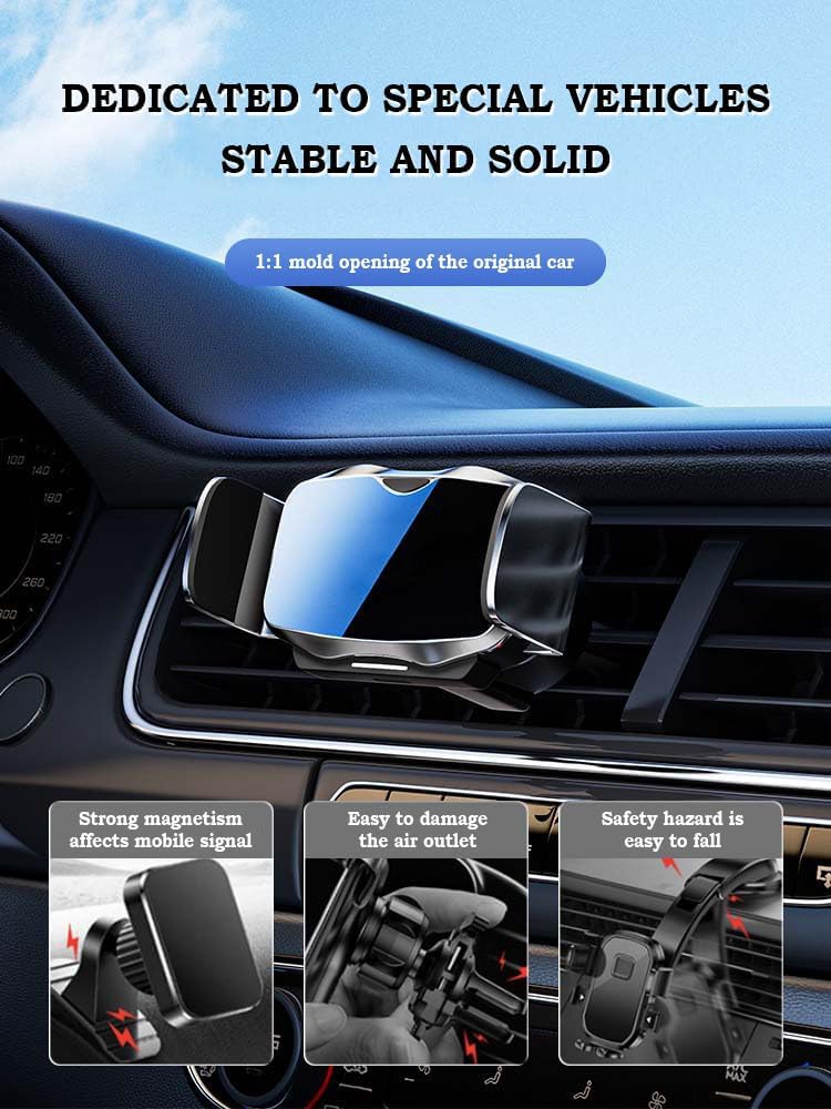 Porta Cellulare Auto per Toyota Corolla Cross 2022-2023 (Screen Version), Presa Aria Supporto Telefono Auto, 360° Regolabile Porta Telefono, Porta Cellulare Portatile Auto, Ricambi Auto