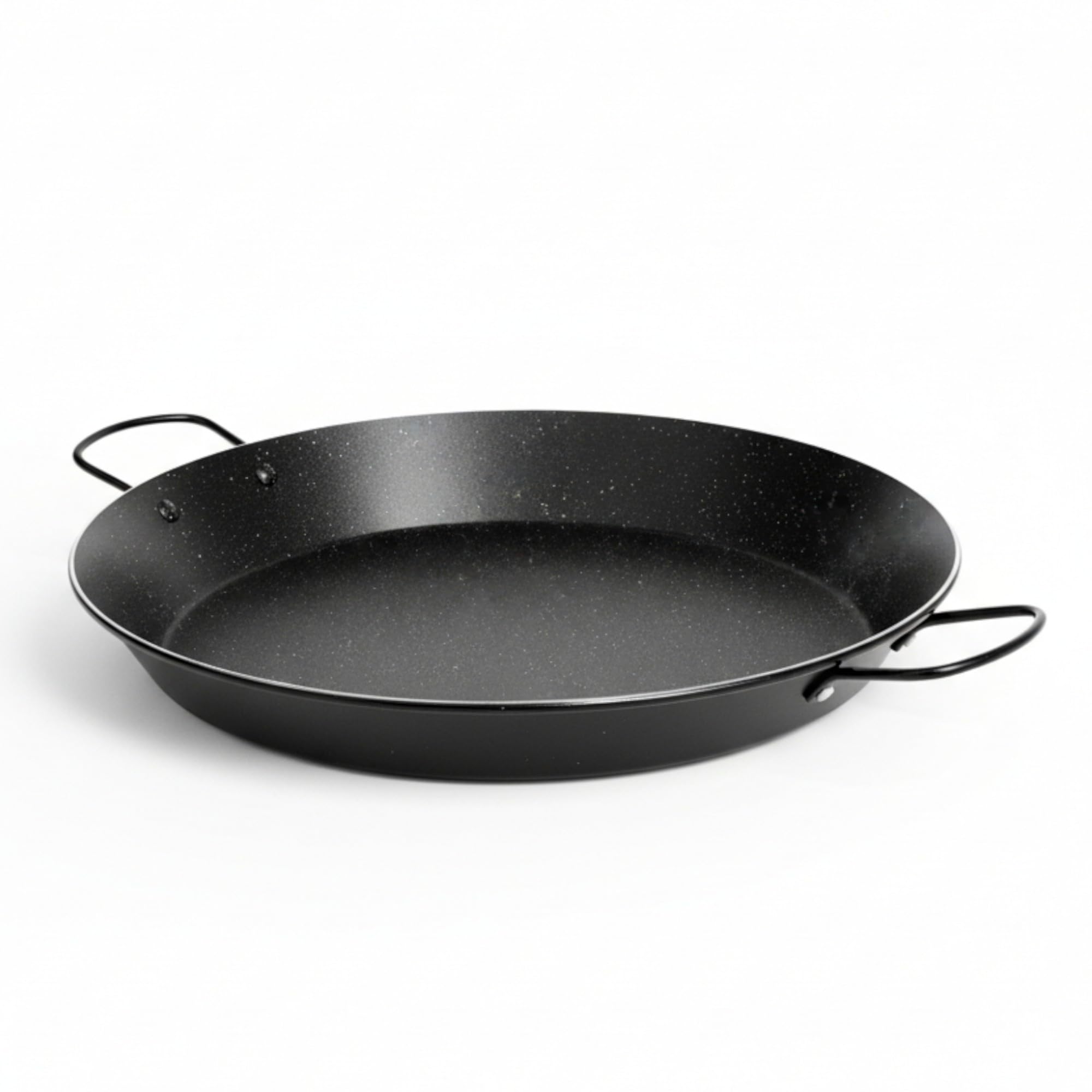 Paellera Aluminio Prensado Antiadherente de piedra para Inducción, Vitroceramica y Fuego, Ecológica Sin PFOA Paella Valenciana Horizon. (46cm - 12 Raciones)