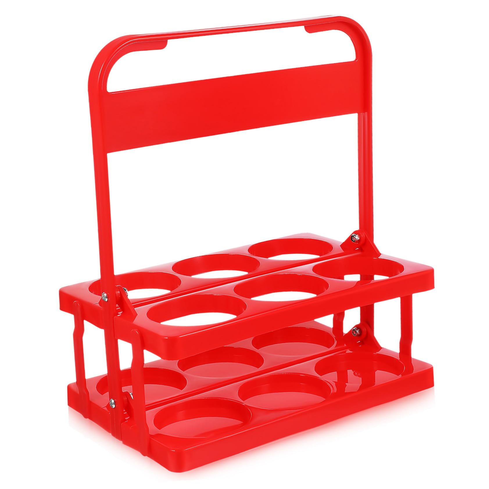 STOBAZA Foldable Drink Carrier Capacity Take Out Cup Holder for Bottles Cups Lightweight Portable Beverage Basket for Picnics Parties Go Use