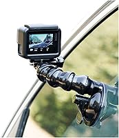 Vista 9 de SUREWO Soporte flexible para cámara con ventosa de cuello de cisne compatible con GoPro Hero 13 Negro, Hero 12/11/10/9/8/7/6/5 Negro, DJI Osmo
