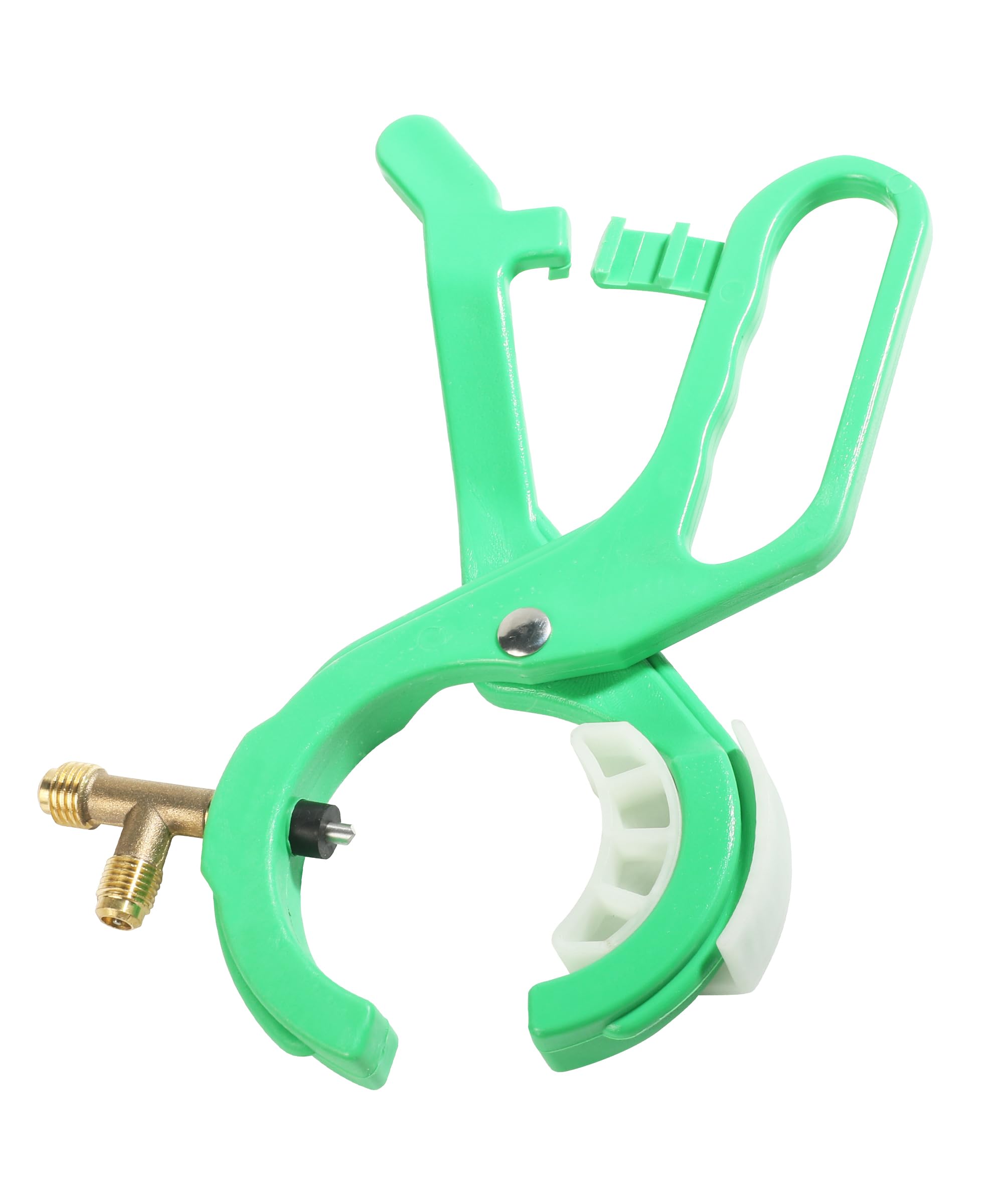 RACOONA R134A Can Tap,Car Accessories R134A R12 Side Can Tap,3-in-1 Side Mount Can Tap Valve Refrigerant Dispense AC Connecting, 1/4'' SAE 1/2'' Thread Can Tap for Car AC Refrigerant Manifold System