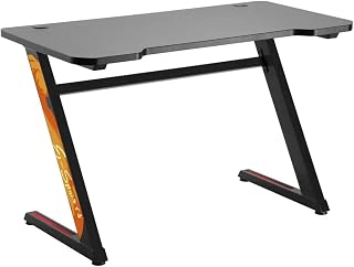 RS120 Computertisch Gamingtisch Ergonomischer Gaming Schreibtisch mit Kabelmanagementsystem 120 x 60 cm bis 50kg