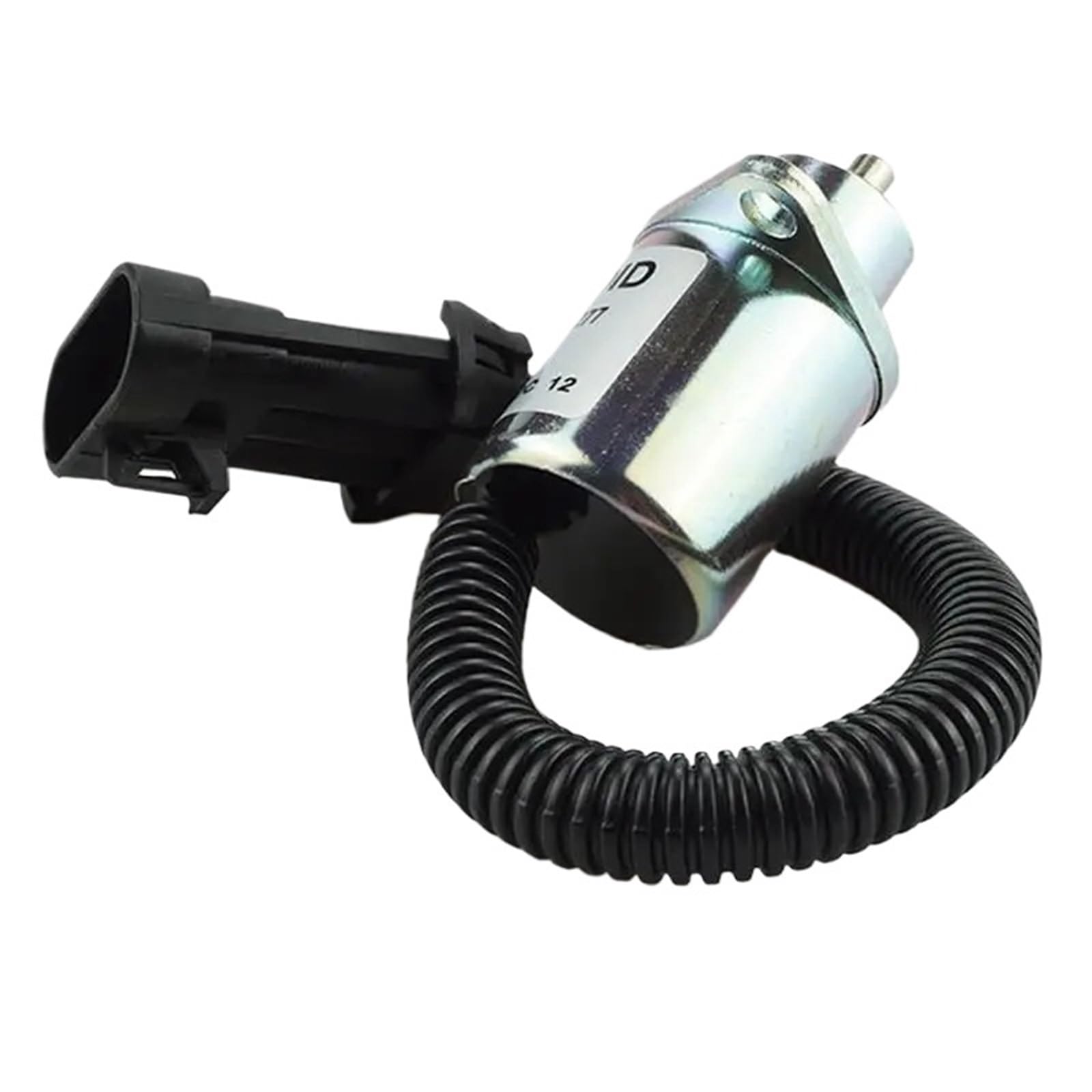 Válvula solenoide de cierre de combustible 2848A278 de 12 V para Caterpillar 246, 216 y 226, compatible con motores Perkins UB704. Solenoide de corte de combustible