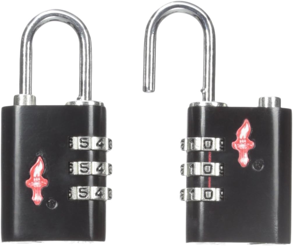 Safe Skies TSA Compatible Travel Luggage Locks, Inspection