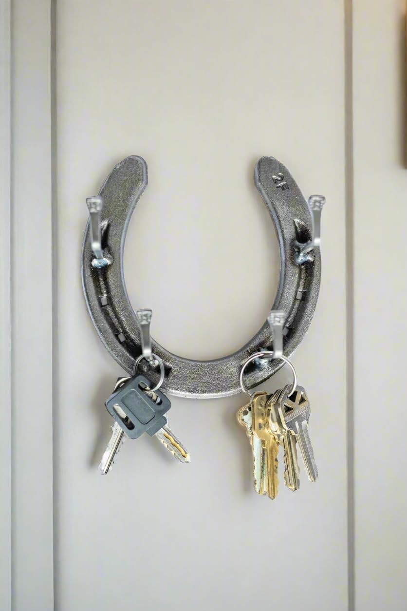 Amazon.com: The Heritage Forge - Horseshoe and Horseshoe Nail Key