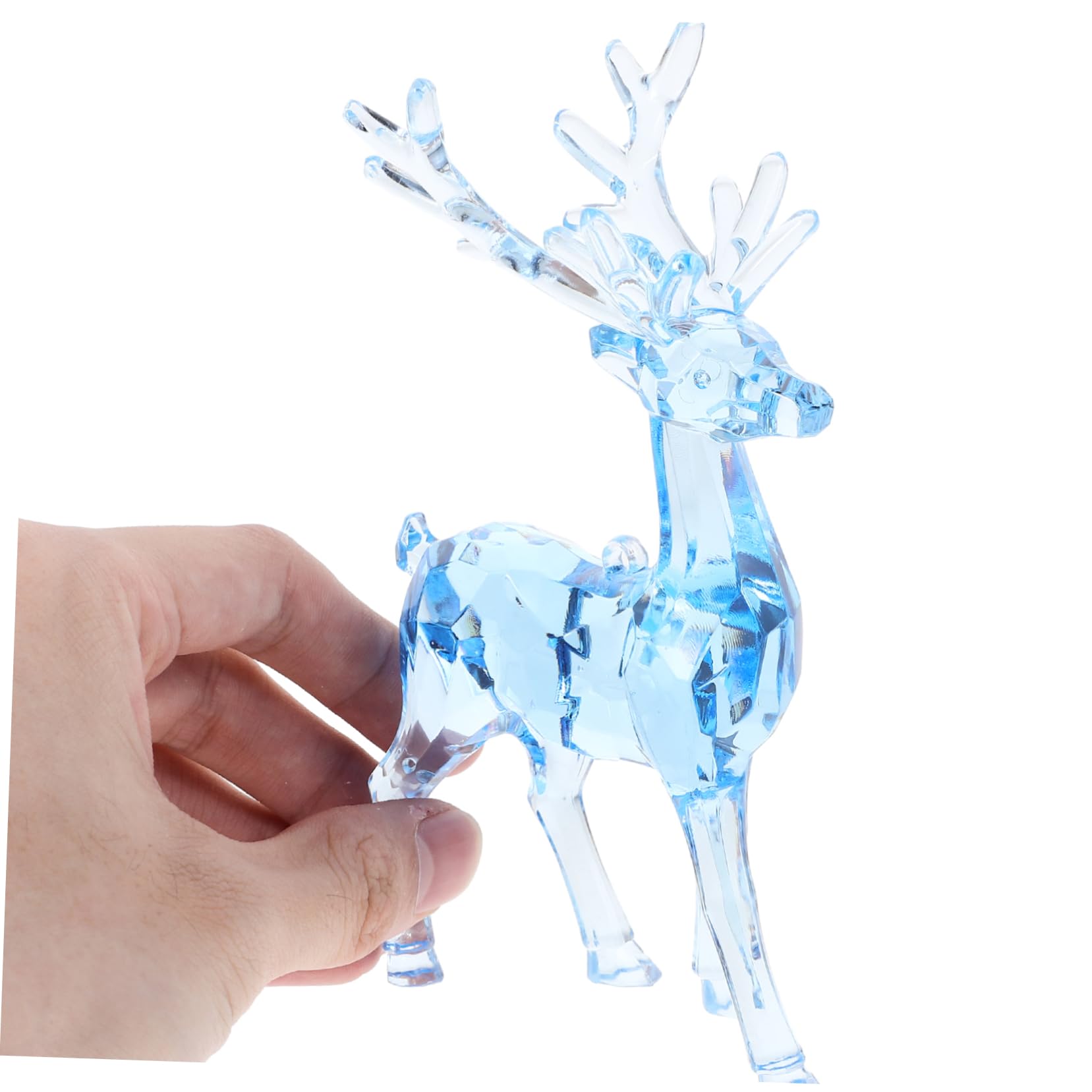 VOSAREA Lot De 4 Pendentifs pour Sapin De Noël Décorations en Acrylique 2 Pièces X 4