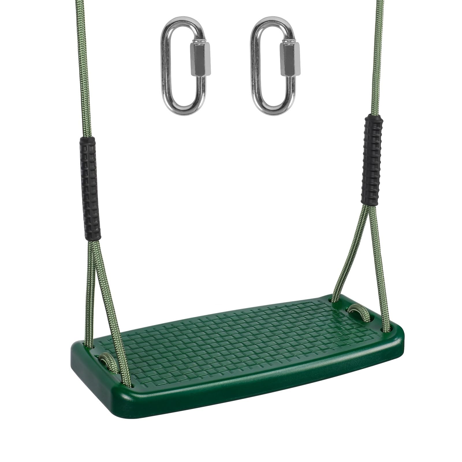 Heavy Duty Tree Swing for Kids with Adjustable Tree Rope， Green