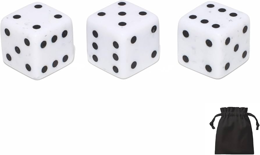 Amazon | 【3個セット】12mm456賽サイコロチンチロシゴロサイジゴロ