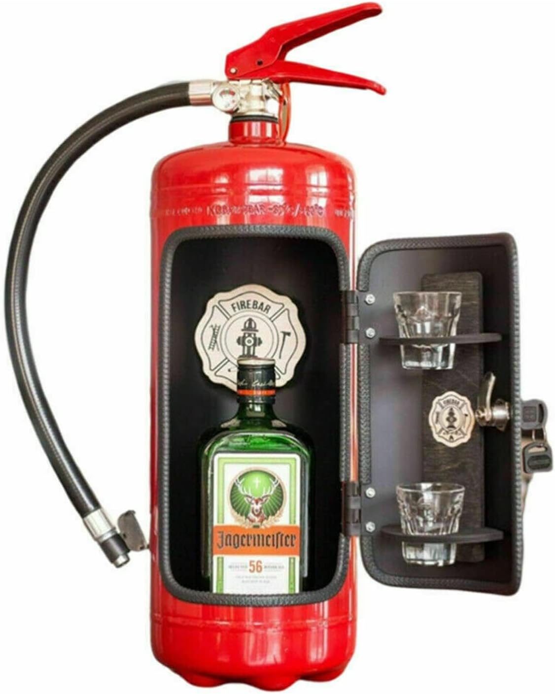 Fire Extinguisher Mini Bar, Fireman Gift, Firefighter Gift,Novelty Fire Extinguisher,Jar Bar Set,Novelty Firefighter Gifts for Men Wine Collectors