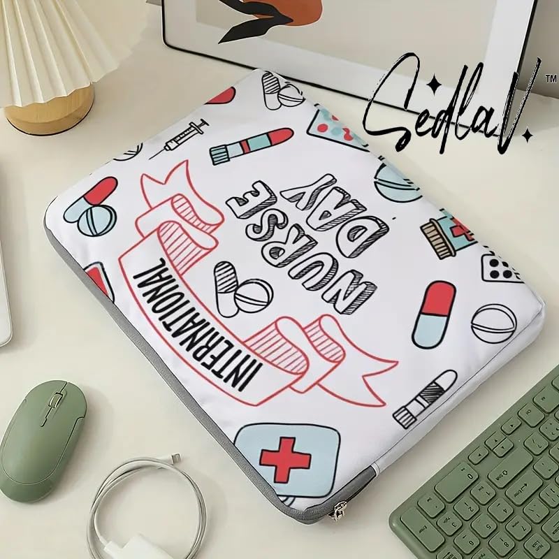 Funda suave para portátil de 15 pulgadas SEDLAV con diseño Nurse Day miniatura 2