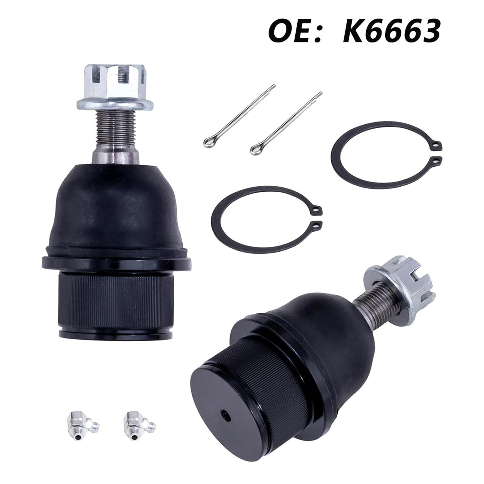 Giunto Sferico Di Sospensione Set di giunti sferici K6663 da 2 pezzi per Chevrolet Trailblazer per GMC Envoy ingrassabili sostituzione(2 PCS)