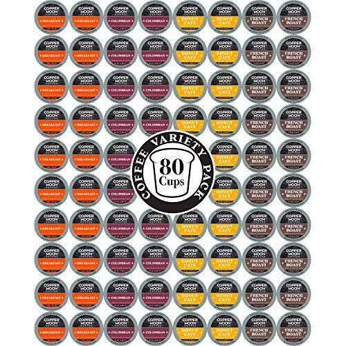 Copper Moon Coffee Single Serve Pods for Keurig 2.0 K-Cup Brewers, Variety Pack
