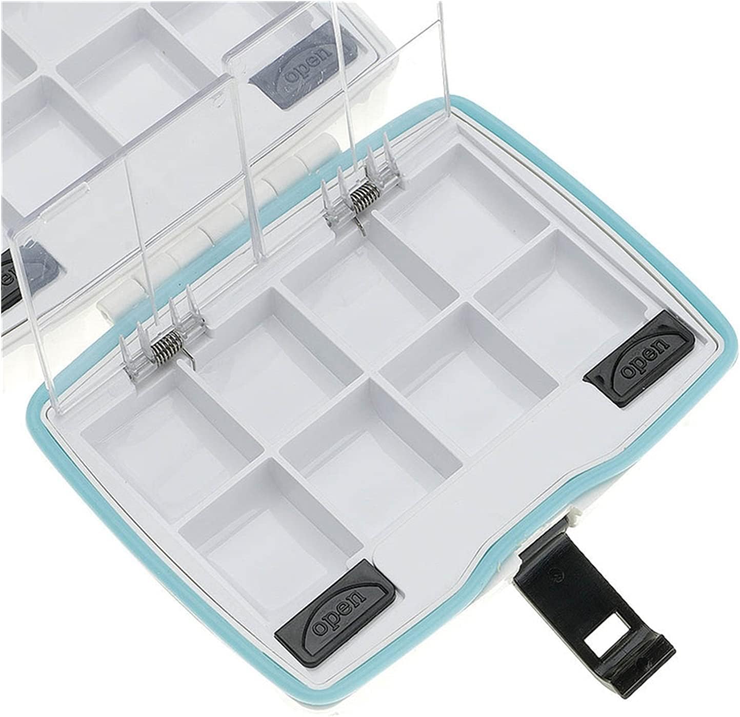 Tackle Box Fishing Accessories Tools Tackle Box Portable Plastic Feeder with Magnetic Case Squid Parts Box Bait Box