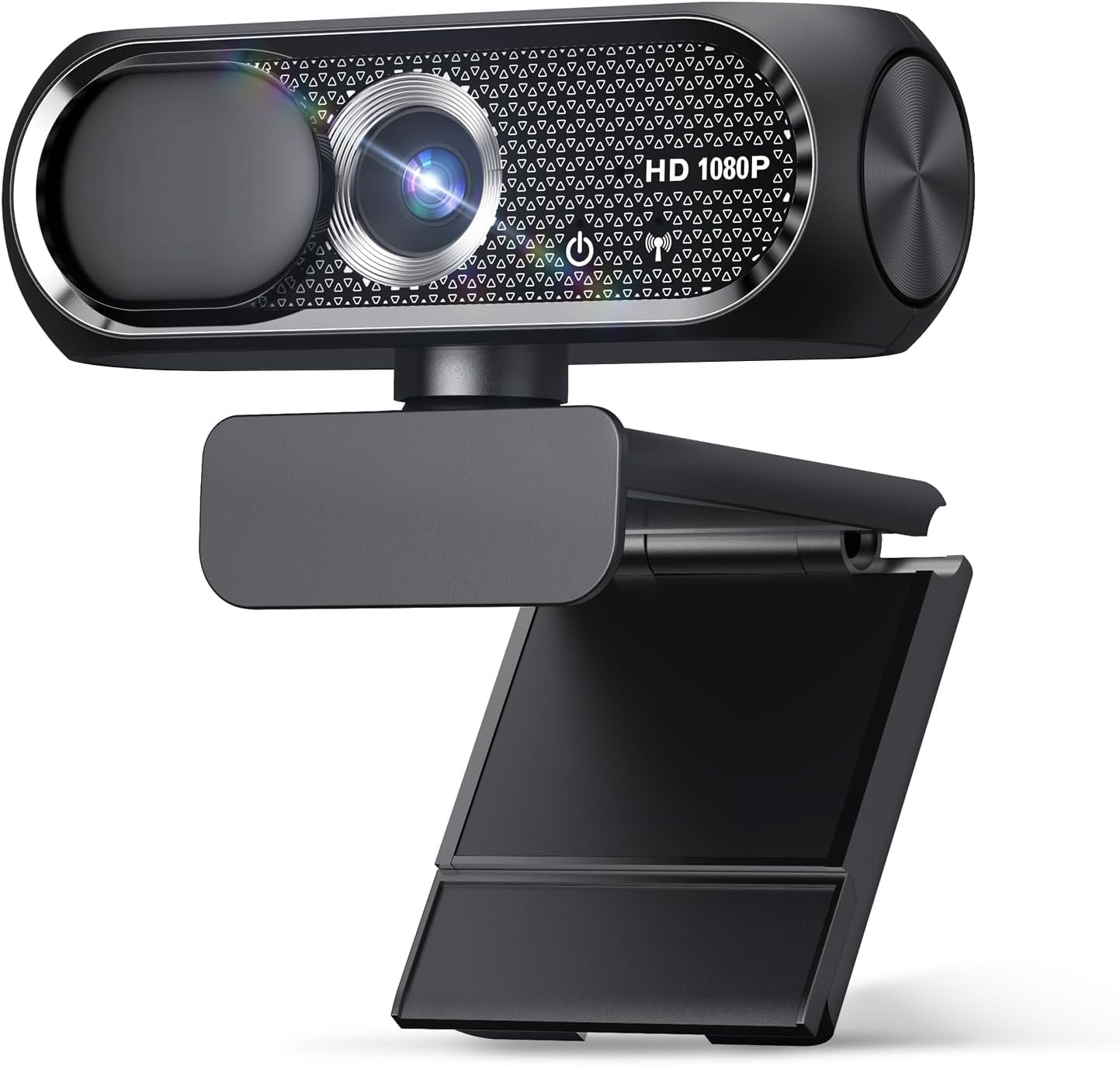 1080P HD Webcam with Microphone, Noise Cancellation, Privacy Cover, Wide-Angle Lens, Auto Light Correction, Plug & Play USB Web Camera for Laptop, Desktop, PC, Mac, Zoom, Skype, Streaming-image-20